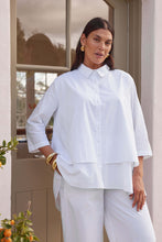 Tiered front shirt Tirelli