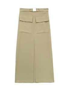 Rome midi skirt