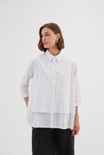 Tiered front shirt Tirelli