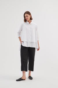 Tiered front shirt Tirelli