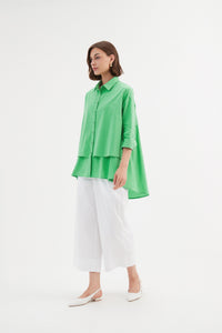 Tiered front shirt Tirelli