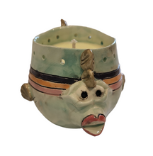 Fish pottery candles