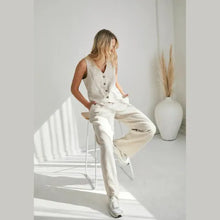 Island linen pant