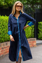 PIA SHIRT DRESS FRENCH NAVY