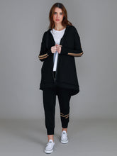 3RD STORY CHARLIE GOLD STRIPE HOODED JACKET