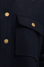 Allegra wool blend french navy jacket