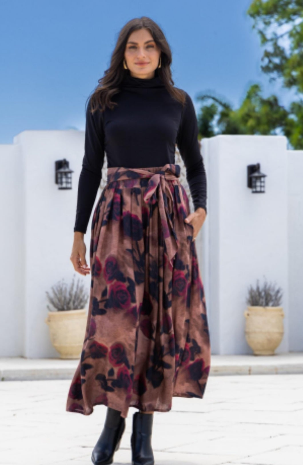 ROSE PRINT SKIRT Joop & Gypsy