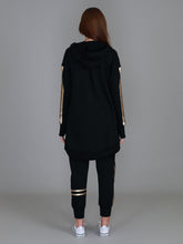 3RD STORY CHARLIE GOLD STRIPE HOODED JACKET
