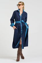 PIA SHIRT DRESS FRENCH NAVY
