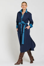 PIA SHIRT DRESS FRENCH NAVY