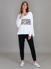 3RD STORY KERRIE LEOPARD BAND SWEATER