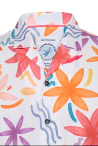 Watercolour flowers shirt