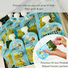 Reusable food Pouch 8 pack with bonus funnel