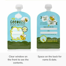Reusable food Pouch 8 pack with bonus funnel