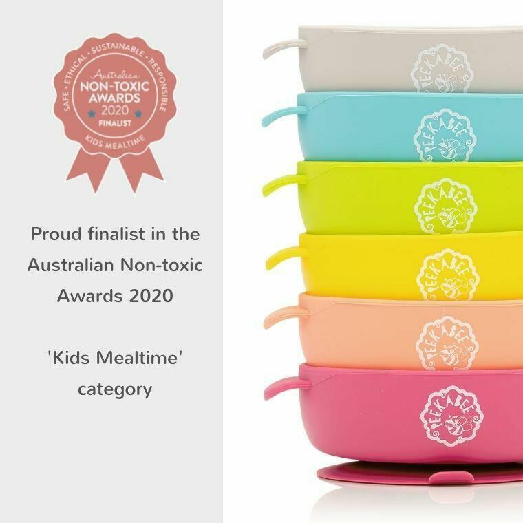 Silicone suction bowls (set of 2) peekabee
