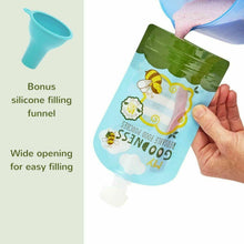 Reusable food Pouch 8 pack with bonus funnel
